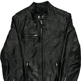 Wilsons Leather Jacket - Large Black Leather