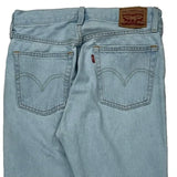 501 Levis Jeans - 29W 30L Light Wash Cotton
