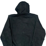 Made In USA Carhartt Tall Jacket - Large Black Cotton