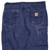 Carhartt Carpenter Trousers - 36W 30L Blue Cotton
