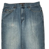 Enyce Graphic Jeans - 36W 31L Blue Cotton Blend