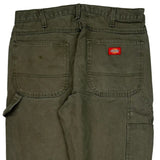 Dickies Carpenter Pants - 34W 30L Green Denim