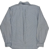 Ralph Lauren Striped Shirt - Large Blue Cotton