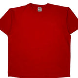 Blank Oneita Single Stitch T-Shirt - XL Red Cotton