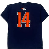 Denver Broncos Nfl T-Shirt - Large Navy Cotton