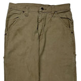 Wrangler Carpenter Trousers - 32W 32L Khaki Cotton