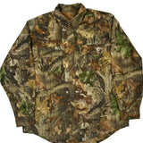 Mossy Oak Camo Shirt - XL Camo Cotton