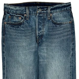 501 Levis Jeans - 26W US 2 Acid Wash Cotton