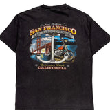 San Francisco Harley Davidson Graphic T-Shirt - Large Black Cotton