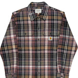 Carhartt Checked Flannel Shirt - XL Multicoloured Cotton