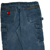 Wrangler Cargo Pants - 38W 30L Blue Cotton