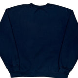 Boston Unbranded Sweatshirt - Large Navy Cotton Blend