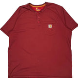 Carhartt T-Shirt - 2XL Red Cotton