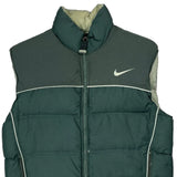 Nike Acg Puffer Vest - Small Green Polyester