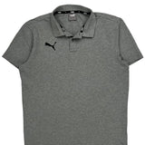 Puma Polo Shirt - Medium Grey Cotton