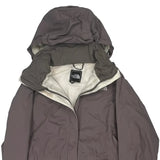 The North Face Waterproof Jacket - Small Brown Polyester