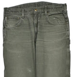Carhartt Carpenter Trousers - 34W 34L Grey Cotton