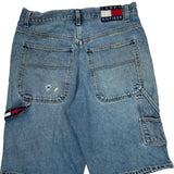 Tommy Jeans Denim Shorts - 32W 10L Blue Denim
