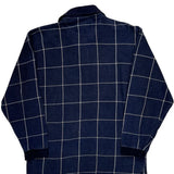 Chaps Ralph Lauren Checked Long Sleeve Polo Shirt - Large Navy Cotton