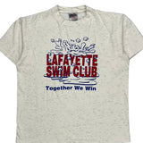 Lafayette Swim Club Oneita T-Shirt - Large White Cotton