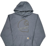 Carhartt Hoodie - XL Gray Cotton Blend