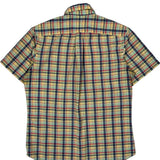 Ralph Lauren Checked Short Sleeve Shirt - Small Multicoloured Cotton