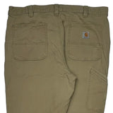 Carhartt Carpenter Pants - 38W 34L Khaki Cotton
