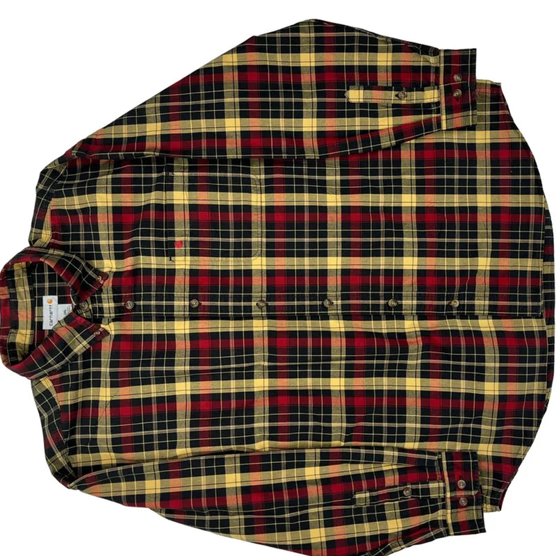 Carhartt Checked Flannel Shirt - 2XL Multicoloured Cotton