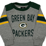 Age 3 Green Bay Packers Nfl Football Long Sleeve T-Shirt - 2XS Gray Polyester