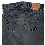 501 Levis Jeans - 33W 32L Grey Cotton