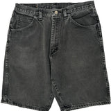 Wrangler Denim Shorts - 34W 10L Gray Cotton