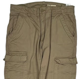 Wrangler Cargo Trousers - 32W 30L Khaki Cotton