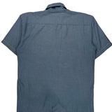 Dickies Short Sleeve Shirt - Medium Blue Cotton Blend