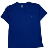 Polo By Ralph Lauren T-Shirt - Small Blue Cotton
