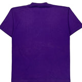 Fruit Of The Loom Graphic T-Shirt - Large Purple Cotton Blend