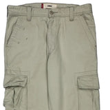 Levis Cargo Pants - 34W 32L Beige Cotton
