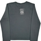 Sturgis Harley Davidson Graphic Long Sleeve T-Shirt - Medium Grey Cotton