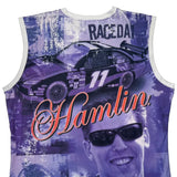 Hamlin Chase Authentics Nascar Aop Tank Top - 2XL Purple Polyester