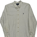 Ralph Lauren Checked Shirt - 2XL Cream Cotton