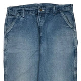 Carhartt Carpenter Jeans - 38W 36L Light Wash Cotton