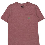 Carhartt T-Shirt - XS Red Cotton Blend