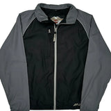 An American Legend Harley Davidson Windbreaker - Large Black Polyester