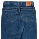 550 Age 14 Husky Levis Jeans - 32W 27L Blue Cotton