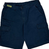 Red Kap Cargo Shorts - 34W 10L Navy Cotton