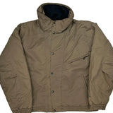 The North Face Puffer - Large Khaki Nylon