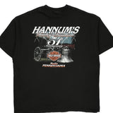 Hannum'S 51St Anniversary Harley Davidson Graphic T-Shirt - Large Black Cotton