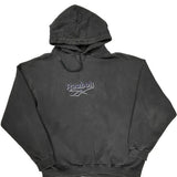 Reebok Hoodie - Large Gray Cotton