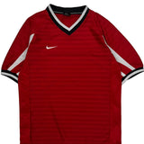 Team Nike Striped Soccer Jersey - XL Red Polyester