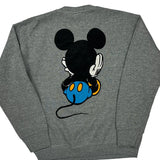 Mickey Mouse Mickey & Co. Cartoon Sweatshirt - Medium Grey Cotton Blend