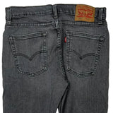 Levis Skinny Fit Jeans - 32W 30L Grey Cotton Blend